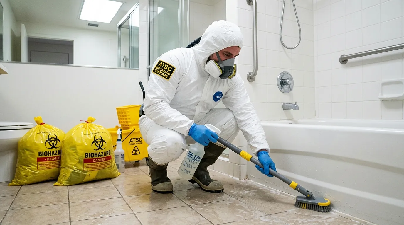 Decontamination equipment deployed for Blood Cleanup in Whitestown